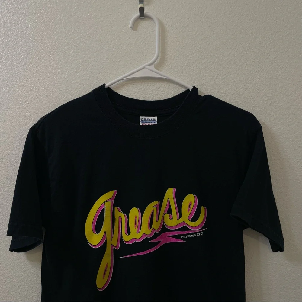 Gildan grease t shirt black small